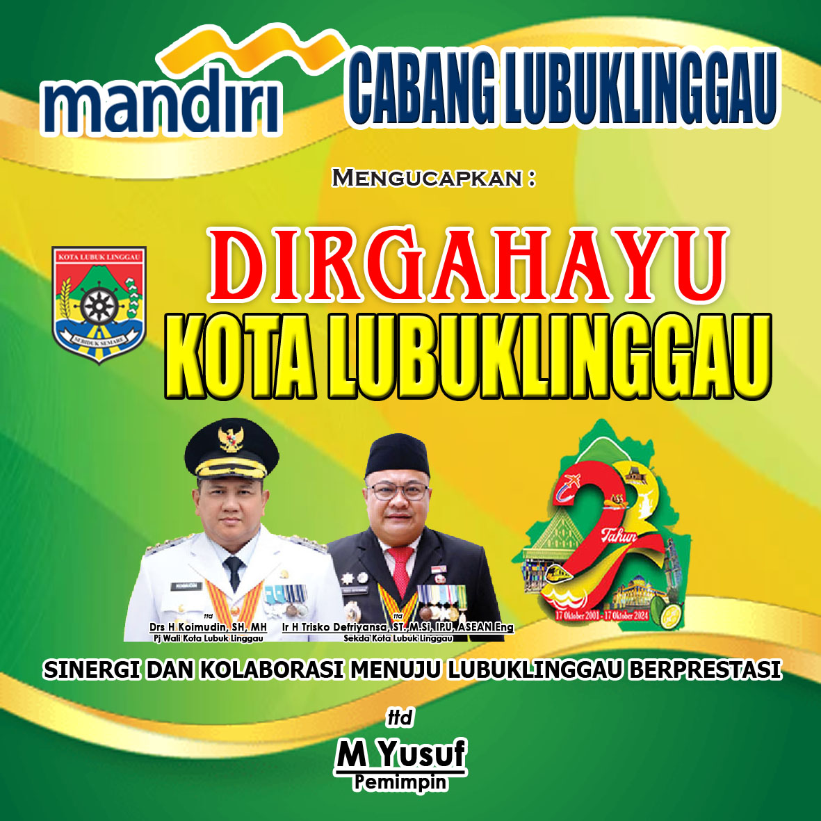 BANK MANDIRI CABANG LUBUKLINGGAU