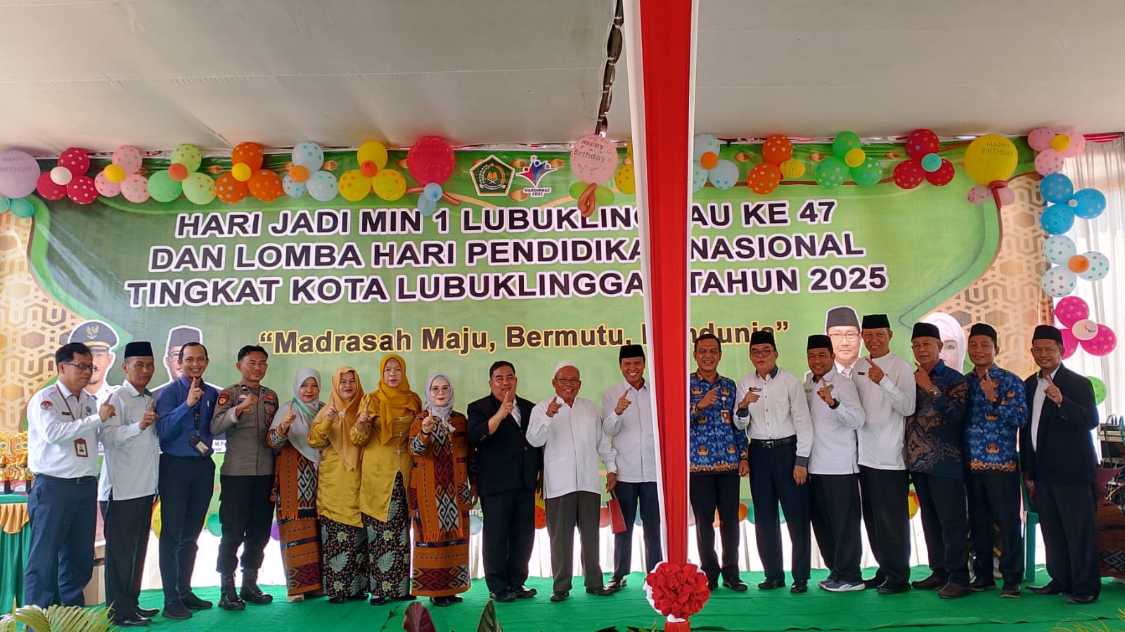 MIN 1 Lubuk Linggau Sukses Peringati Hari Jadi ke-47 dan Lomba Hardiknas Tingkat Kota Lubuk Linggau Tahun 2025