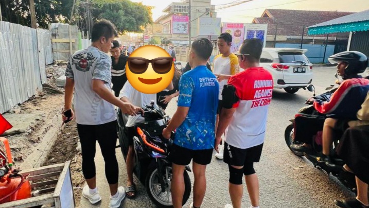 2 Pasangan ABG di Palembang Gagal 'Pesta' di Kosan, Kepergok Dirreskrimum Lari Pagi