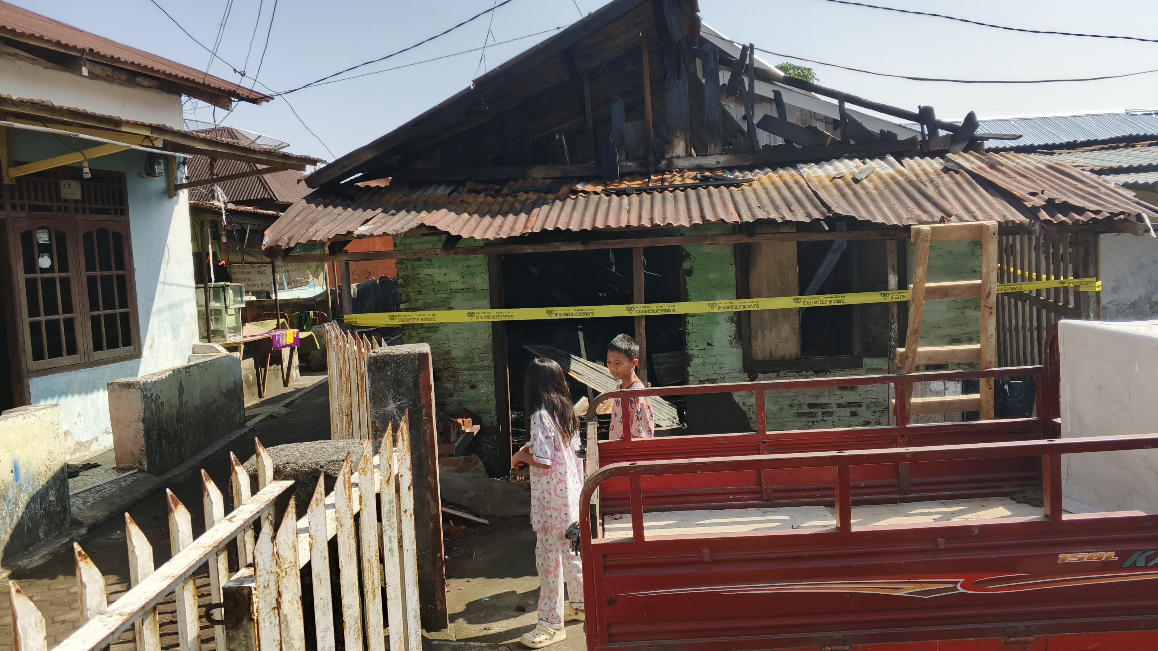 Kebakaran Rumah di Pemukiman Padat Penduduk Lubuk Linggau, Eks Tempat Biliar Hangus