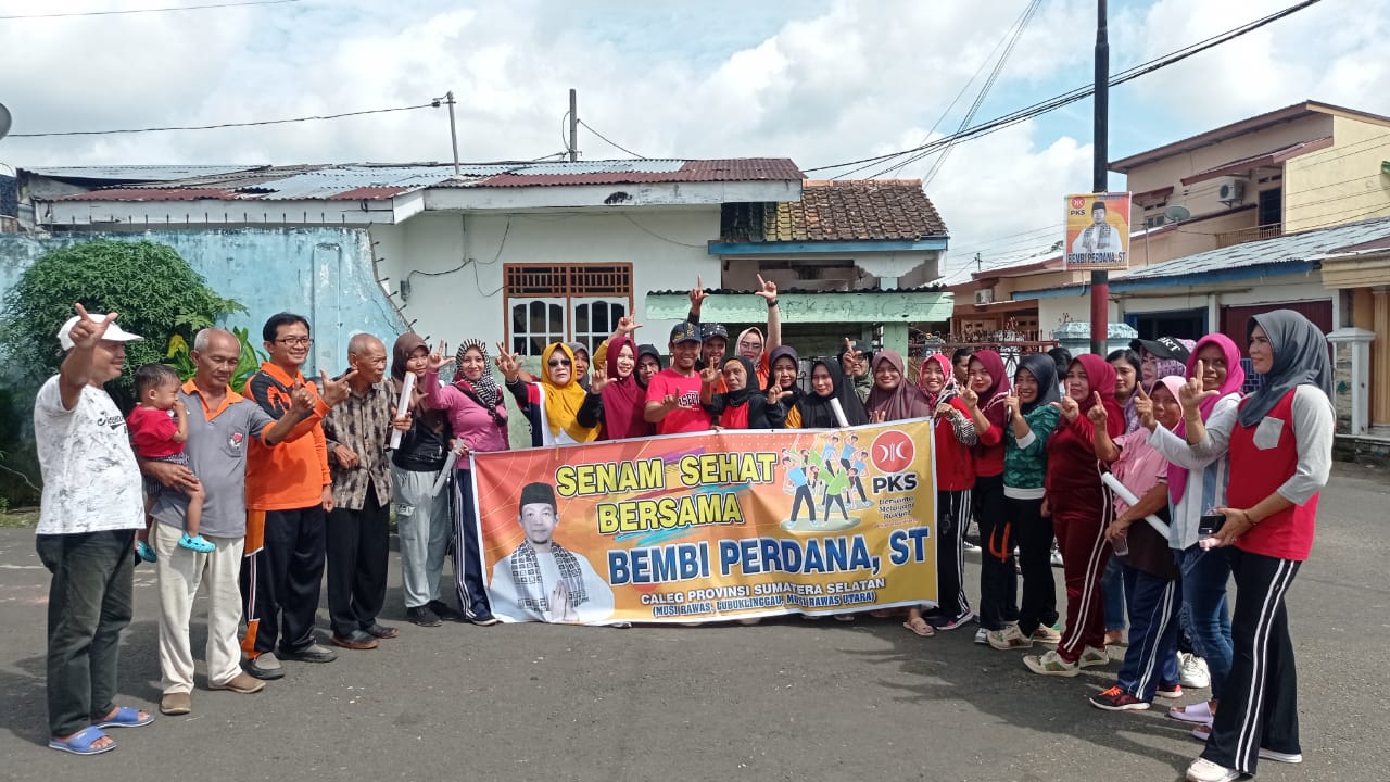 Bembi Perdana Deklarasi Jadi Caleg PKS Provinsi Sumatera Selatan Dapil Musi Rawas, Lubuklinggau, Muratara