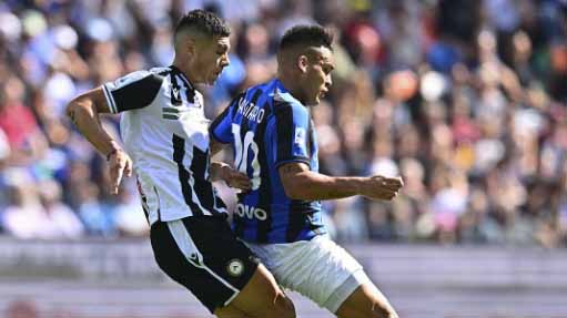 Hasil Udinese Vs Inter Milan : Zebra Kecil Injak Si Ular Besar