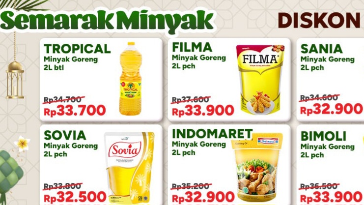 Semarak Minyak Goreng di Indomaret, Diskon Hingga 24 % Berlaku Sampai 26 Maret 2024