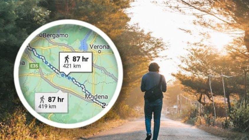 Pria Asal Italia Ini Jalan Kaki 450 Km Setelah Ribut dengan Istrinya, untuk Tenangkan Diri