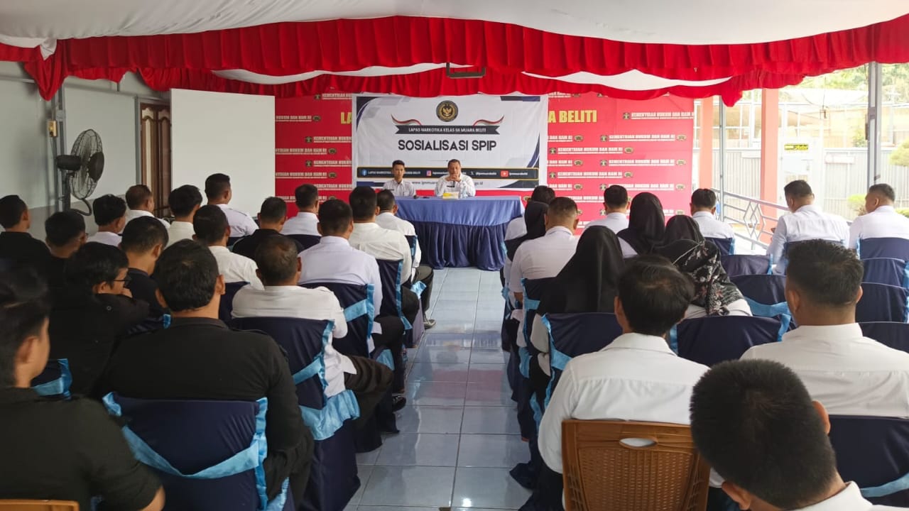 Dorong Kesadaran dan Tanggung Jawab, Lapas Narkotika Muara Beliti Gelar Sosialisasi SPIP