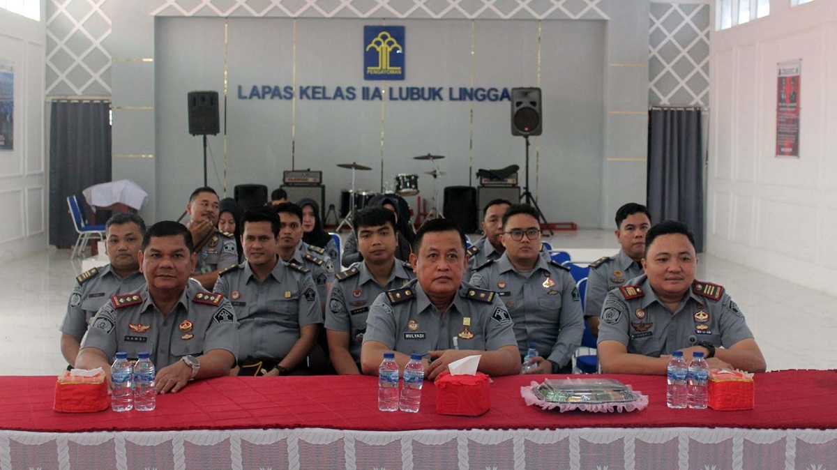 Kadivpas Bersama Lapas Lubuk Linggau Ikuti Pembukaan Peringatan Hari Pengayoman Ke-79 dan Doa Bersama