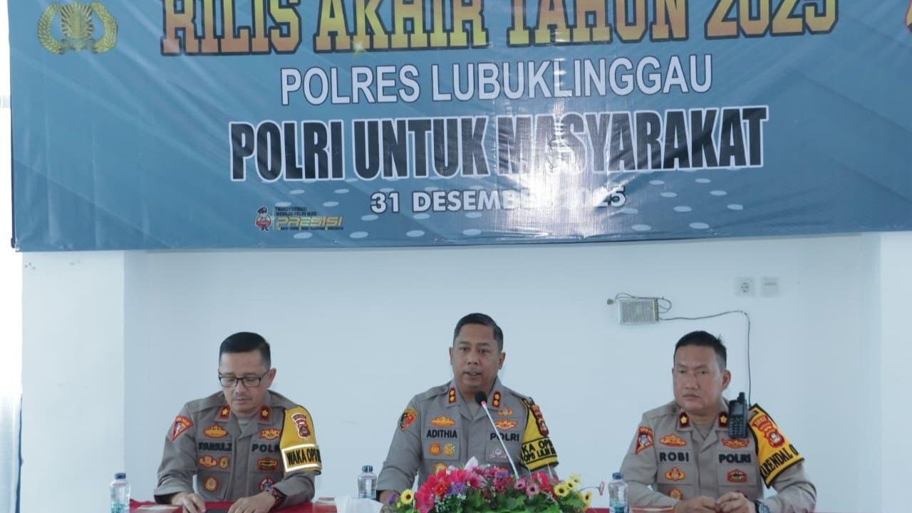 Ungkap Kasus Polres Lubuk Linggau Meningkat Selama 2025, Baik Pidana Maupun Narkoba