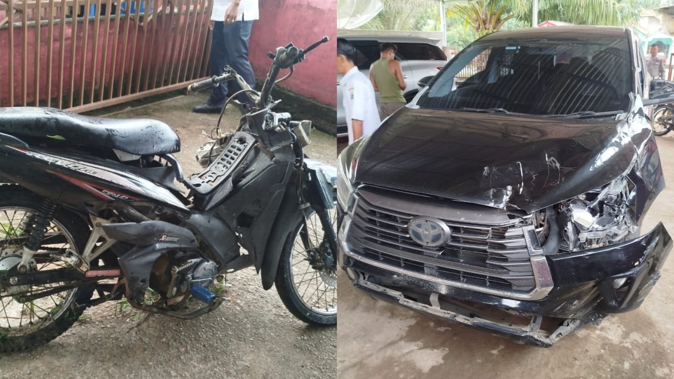 Pengendara Motor di Musi Rawas Utara Tewas Tertabrak Mobil Mat Peci