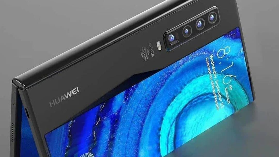 HP Lipat Tri Fold Huawei Bocor, Intip Wujud Asli Menawannya