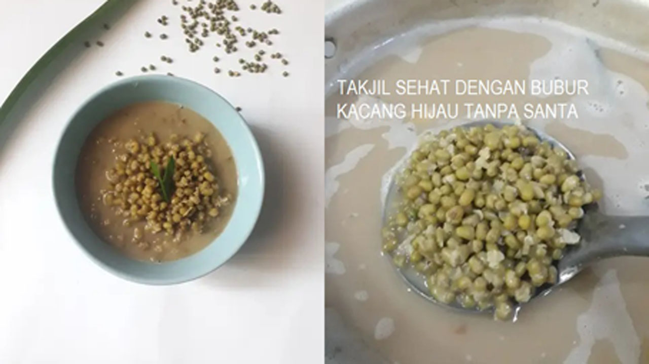 Ide Takjil Sehat Dengan Bubur Kacang Hijau Tanpa Santan, Mudah Simpel Bergizi Cocok Untuk Takjil