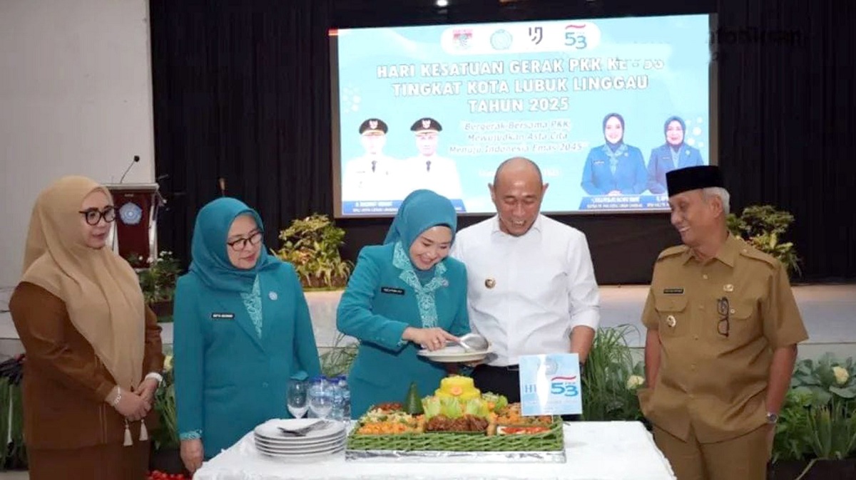 HKG PKK ke-55, Wali Kota Lubuk Linggau Apresiasi Dedikasi Kader PKK, Ini yang Ditekankan