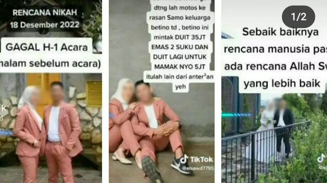 Viral di Medsos, H-1 Pria Gagal Nikahi Gadis OKU Sumatera Selatan, Gara-gara Mahar Kurang Rp700 Ribu