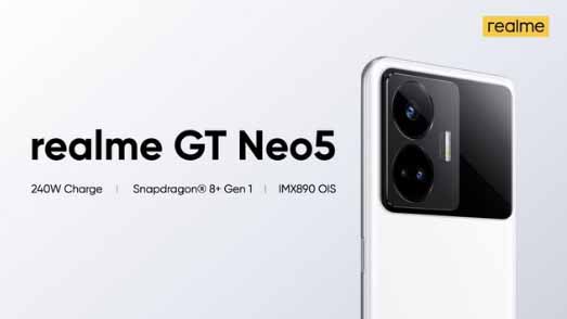 Realme GT Neo 5: Rilis 2023, Dilengkapi Fast Charging 240W dan Chipset Snapdragon 8+ Gen 1