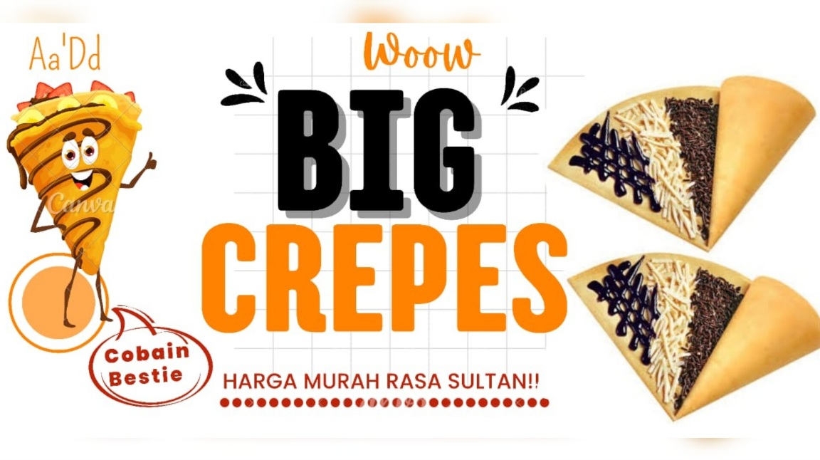 Cobain Big Crepes Lubuk Linggau, Harga Murah Mulai Dari Rp5.000 Kesukaan Semua Kalangan Usia