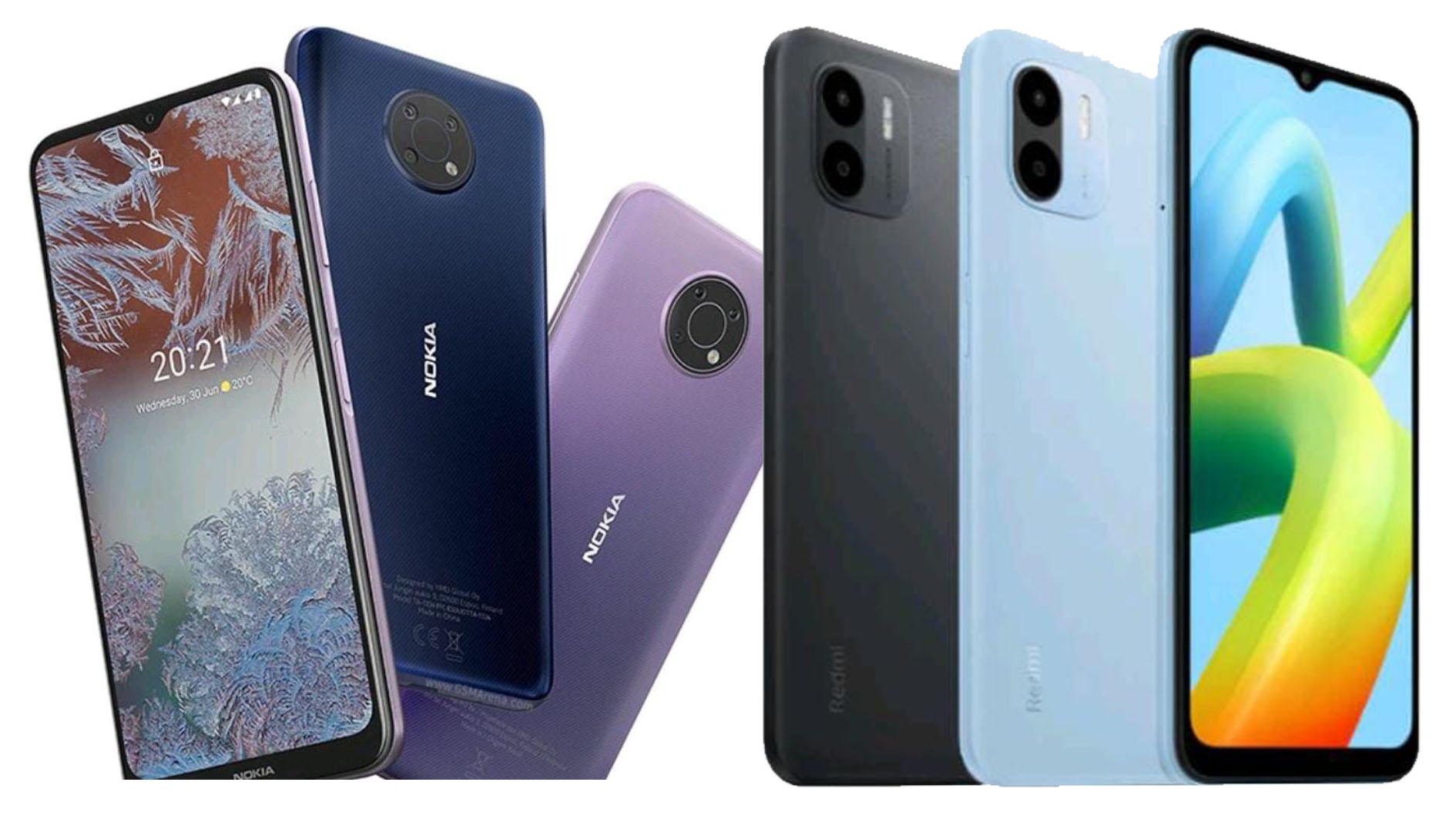 Battle Maut, Handphone Nokia G10 vs Redmi A1 Adu Performa dengan Kapasitas Baterai Jumbo, Pilih Mana?