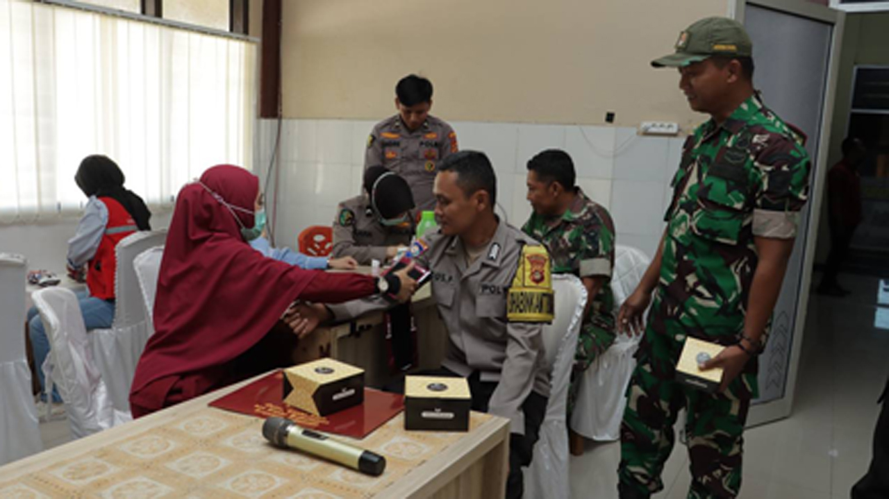 Humas Polres Lubuk Linggau Gelar Donor Darah, Ini Harapan Kapolres AKBP Bobby Kusumawardhana