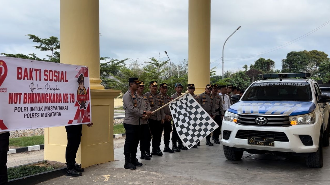 Polres Muratara Sebar Bantuan Sembako untuk Masyarakat di 7 Kecamatan