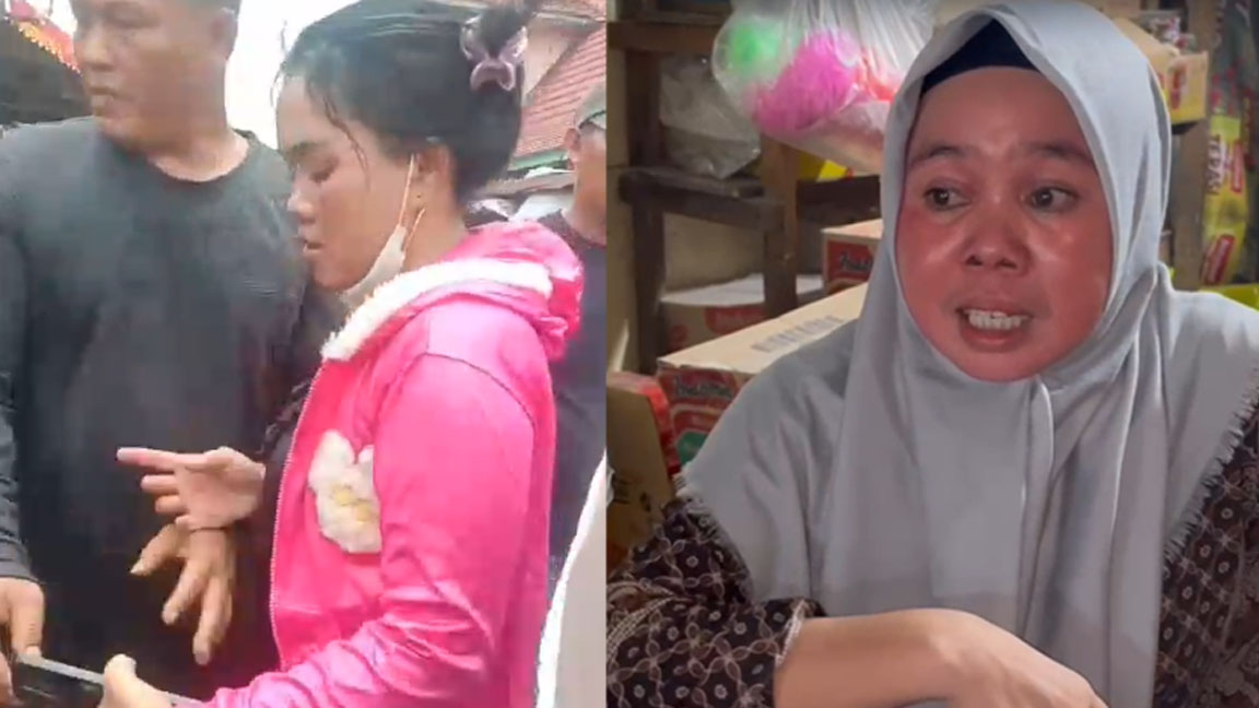 Video Istri Siri Ngamuk di Toko Pasar Bukit Sulap Lubuk Linggau Viral, Suami Luka Berdarah