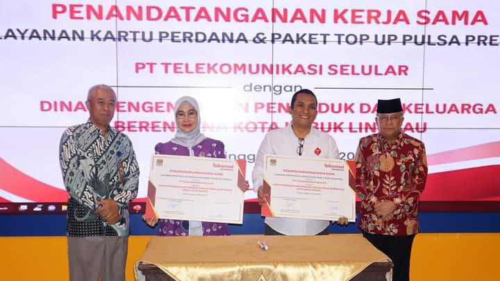 DPPKB Lubuklinggau Audiensi dan MoU Bersama PT Telkomsel