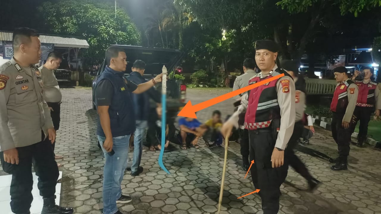 Diduga Hendak Tawuran, Polisi Lubuk Linggau Amankan Sejumlah Remaja dan Senjata Tajam