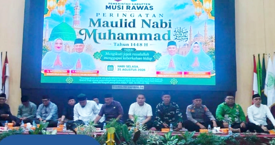 Meneladani Rasulullah, Memperkuat Silaturahmi, Lapas Narkotika Muara Beliti Hadiri Maulid Nabi dan Tasyakuran