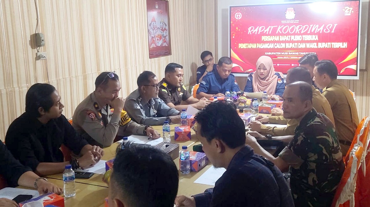 Lapas Narkotika Muara Beliti Hadiri Rakor Pleno Terbuka Penetapan Paslon Bupati dan Wakil Bupati Terpilih Mura