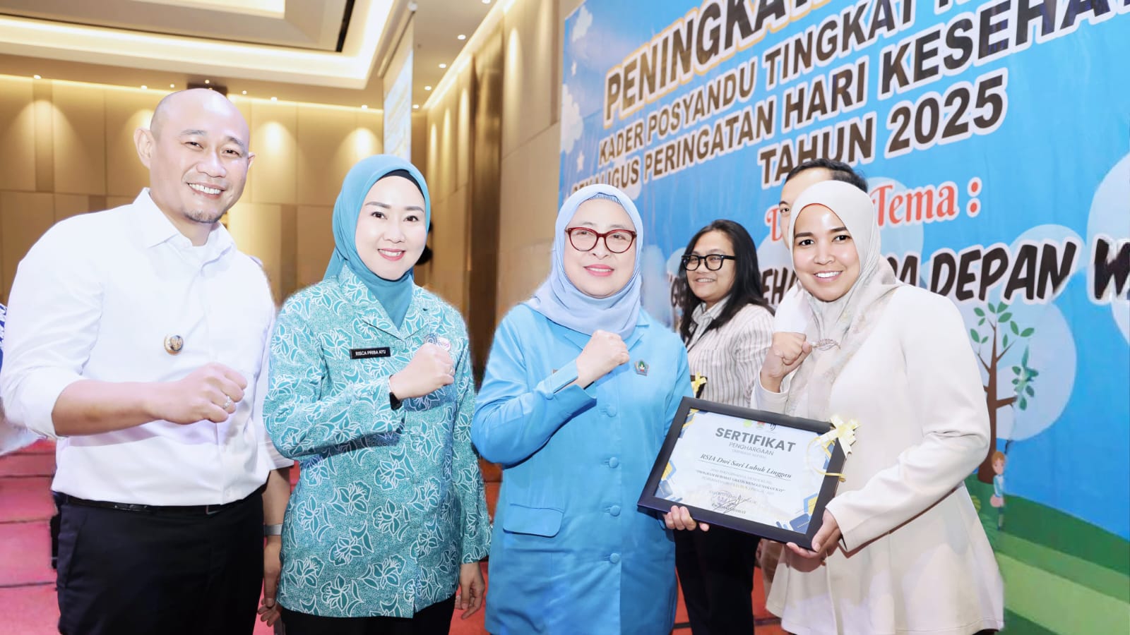 RSIA Dwi Sari Lubuk Linggau Raih Penghargaan Dukungan Program Berobat Gratis Menggunakan KTP dari Pemkot