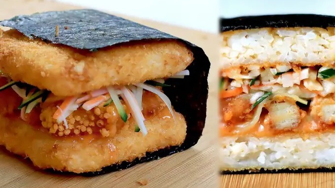 Inovasi Terbaru Dunia Kuliner, Ini Resep Burger Sushi Ala Rumahan 