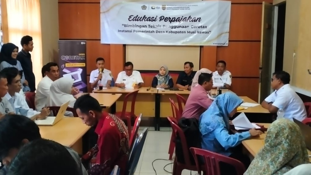Kepala Dinas PMD Musi Rawas Buka Kegiatan Aktivasi dan Penggunaan Akun Coretax  Untuk Kades