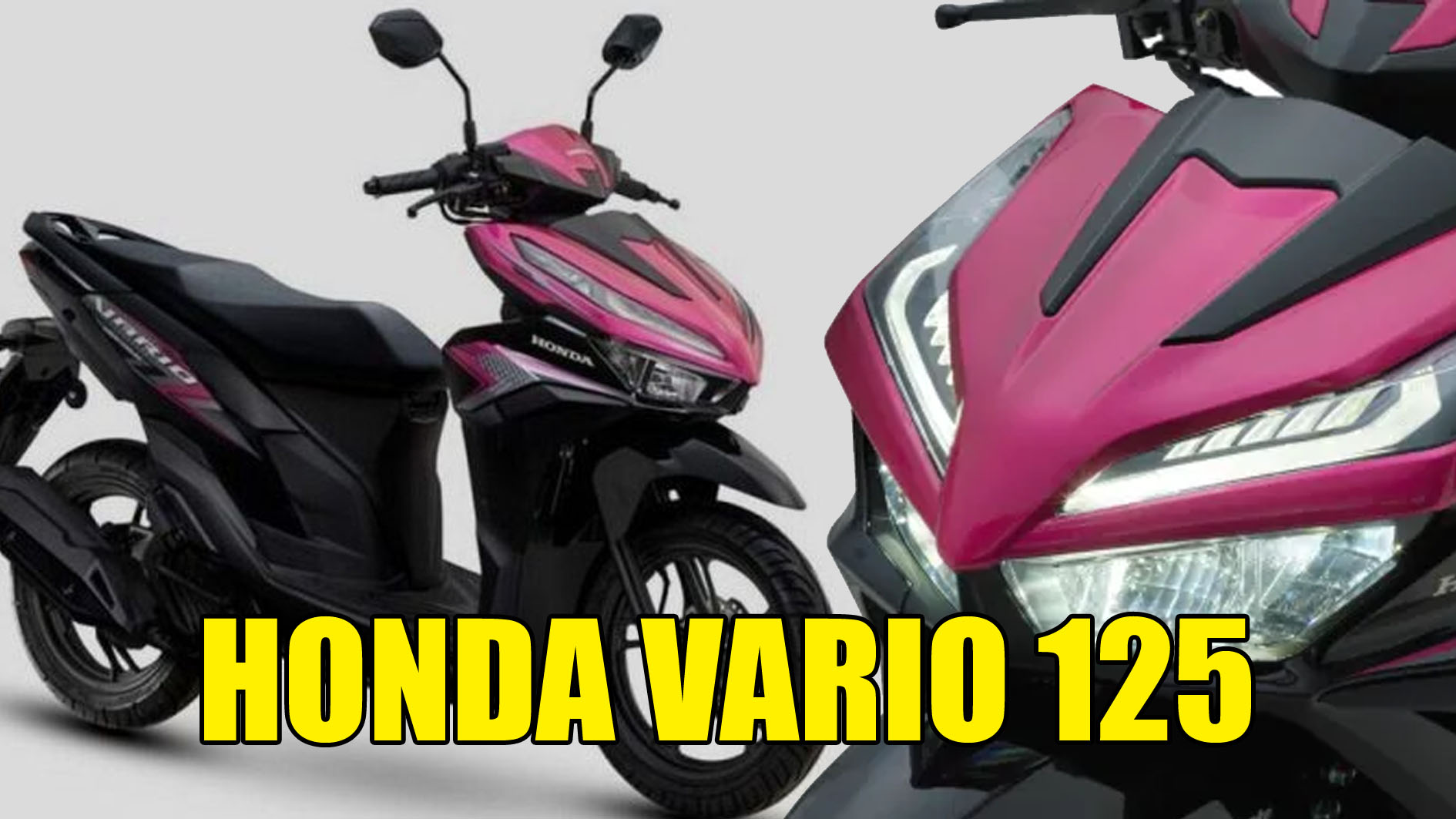 Honda Vario 125 2024 Hadir dengan Kombinasi Warna Hitam dan Pink Magenta, Cek Spesifikasi dan Harganya di Sini