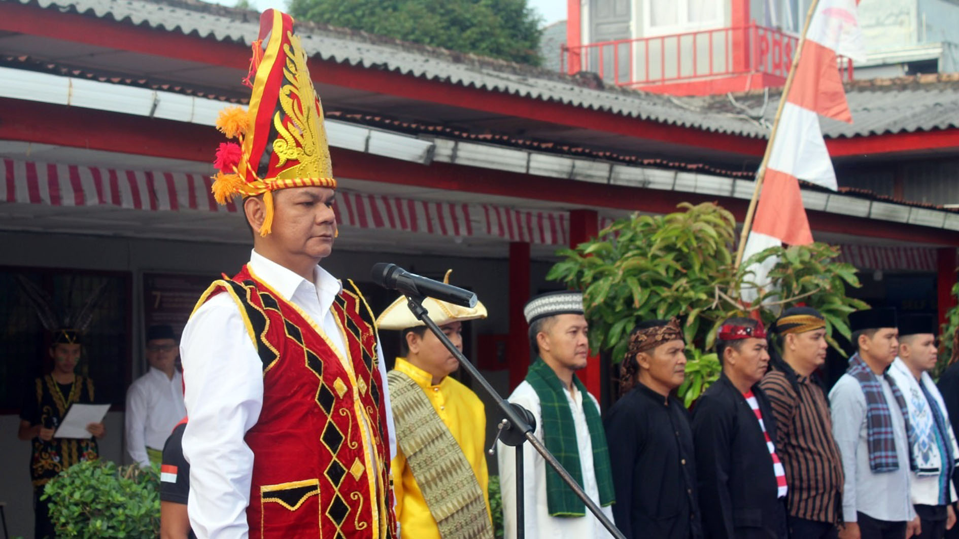 Upacara Hari Kemerdekaan Republik Indonesia ke-79 di Lapas Lubuk Linggau Kanwil Kemenkumham Sumatera Selatan