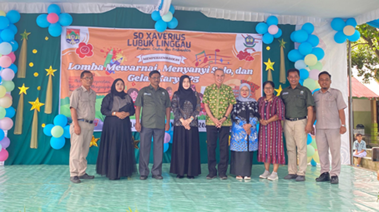 Peringati HUT,  SD Xaverius Lubuk Linggau Adakan Lomba Menyanyi, Mewarnai Hingga Gelar Karya P5