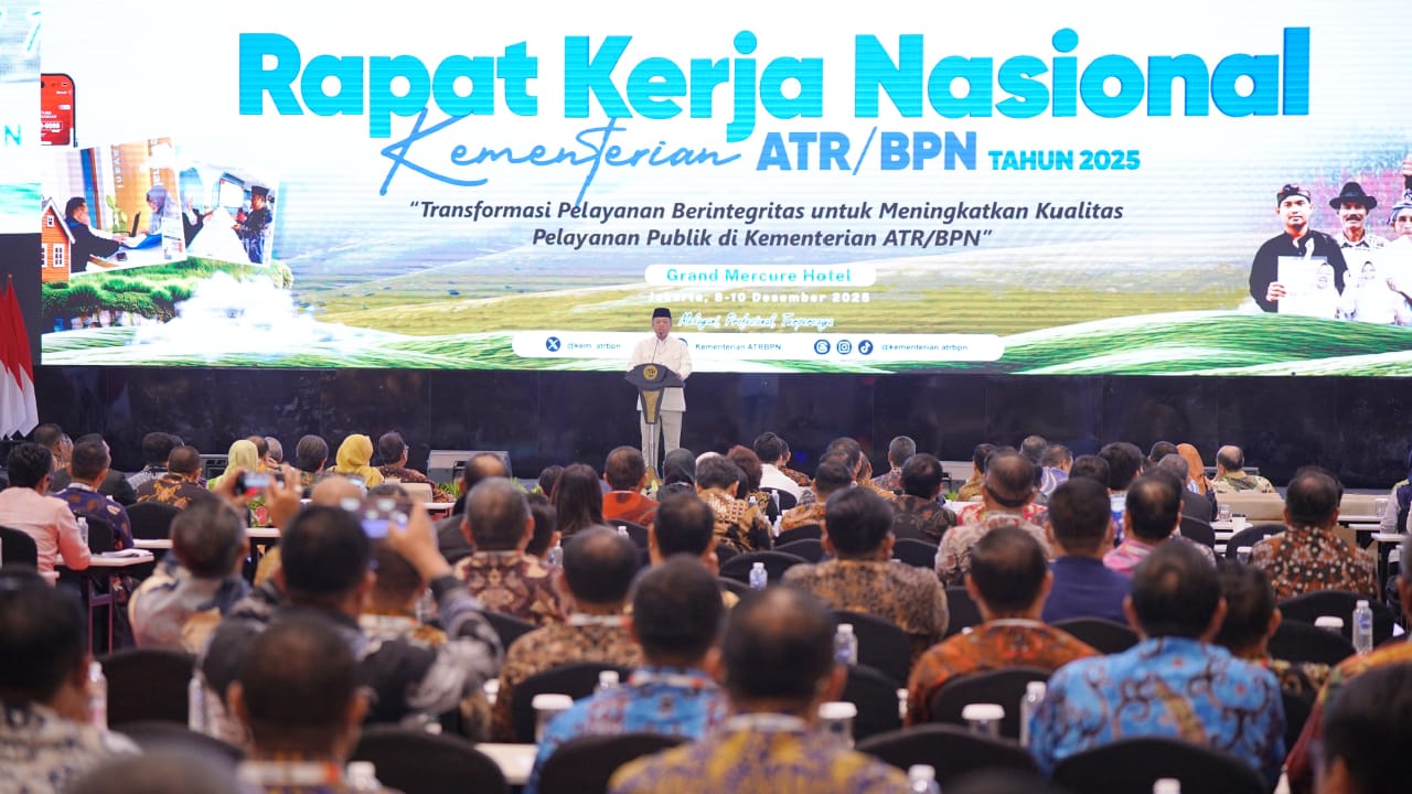 Menteri Nusron Buka Rakernas 2025: Tegaskan Pentingnya Keputusan Berkualitas bagi Pelayanan Publik