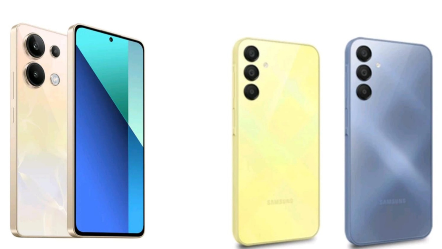 Duel Handphone Samsung Galaxy A15 Vs Redmi Note 13, Beda Rp200 Ribu, Spek Mana yang Lebih Unggul