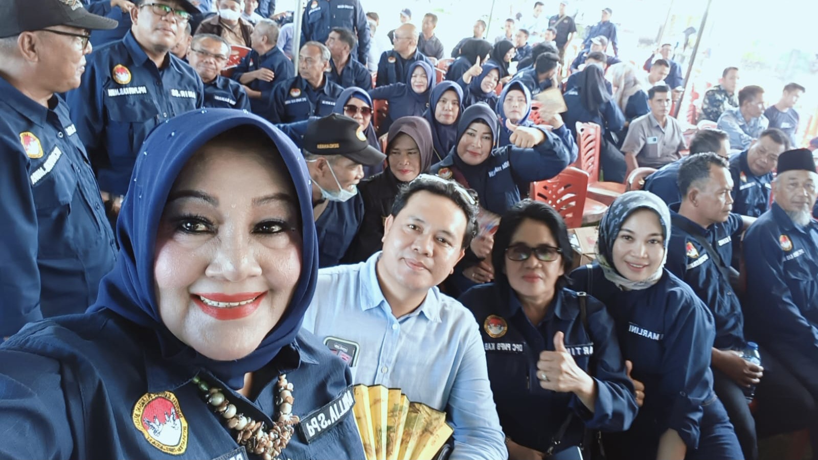 Aprilia Nahkodai DPC PMPB Musi Rawas, Dilantik Syahrial Oesman, Tegak Lurus Satu Komando   