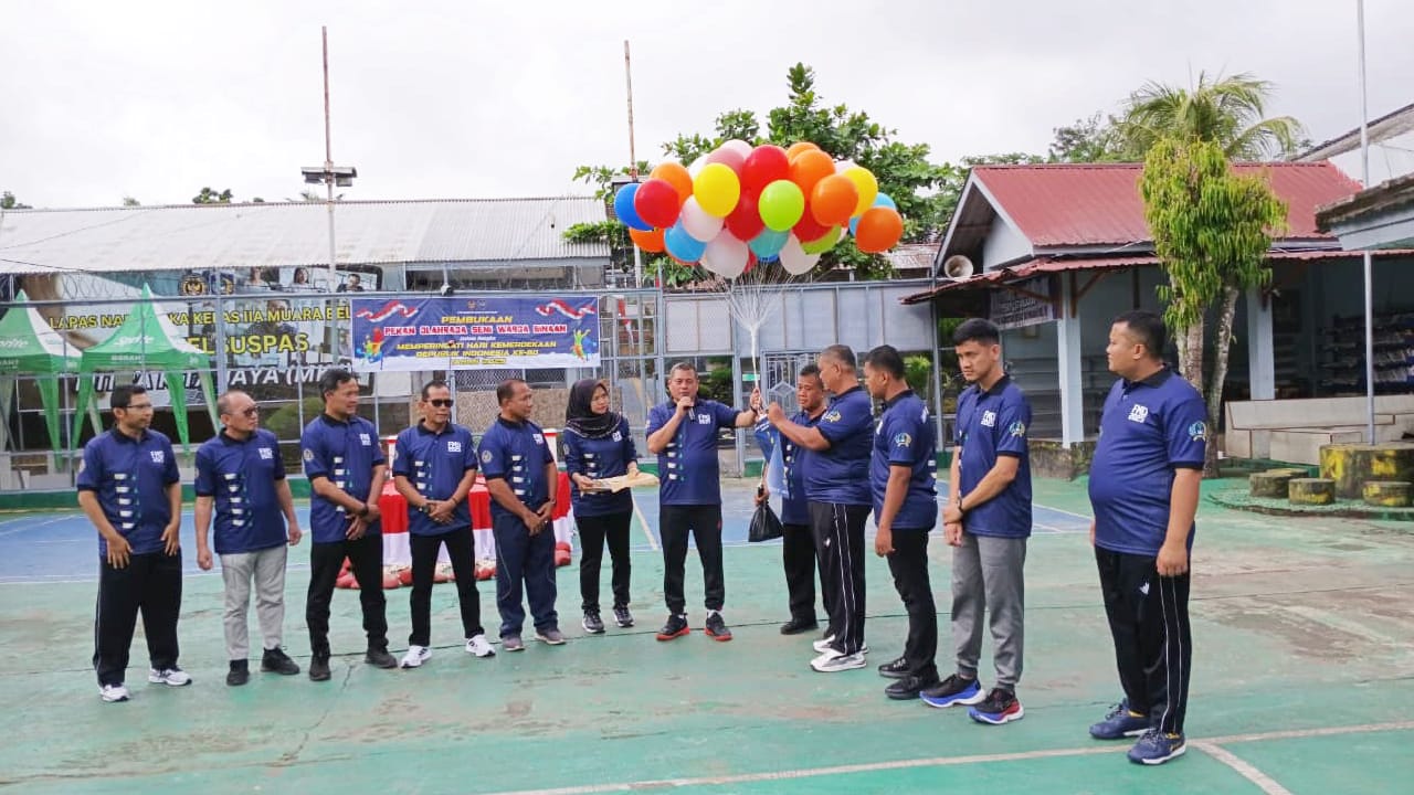 Lapas Narkotika Muara Beliti Gelar Pembukaan PORSENAP 2025