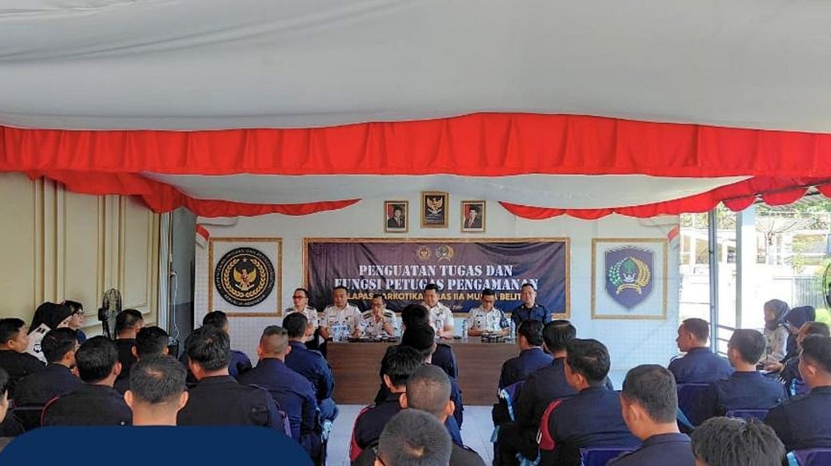 Lapas Narkotika Muara Beliti Gelar Penguatan Fungsi Pengamanan untuk Tingkatkan Profesionalisme Petugas
