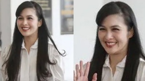 Diperiksa Kasus Korupsi PT Timah Rp217 Triliun, Sandra Dewi Tebar Senyuman