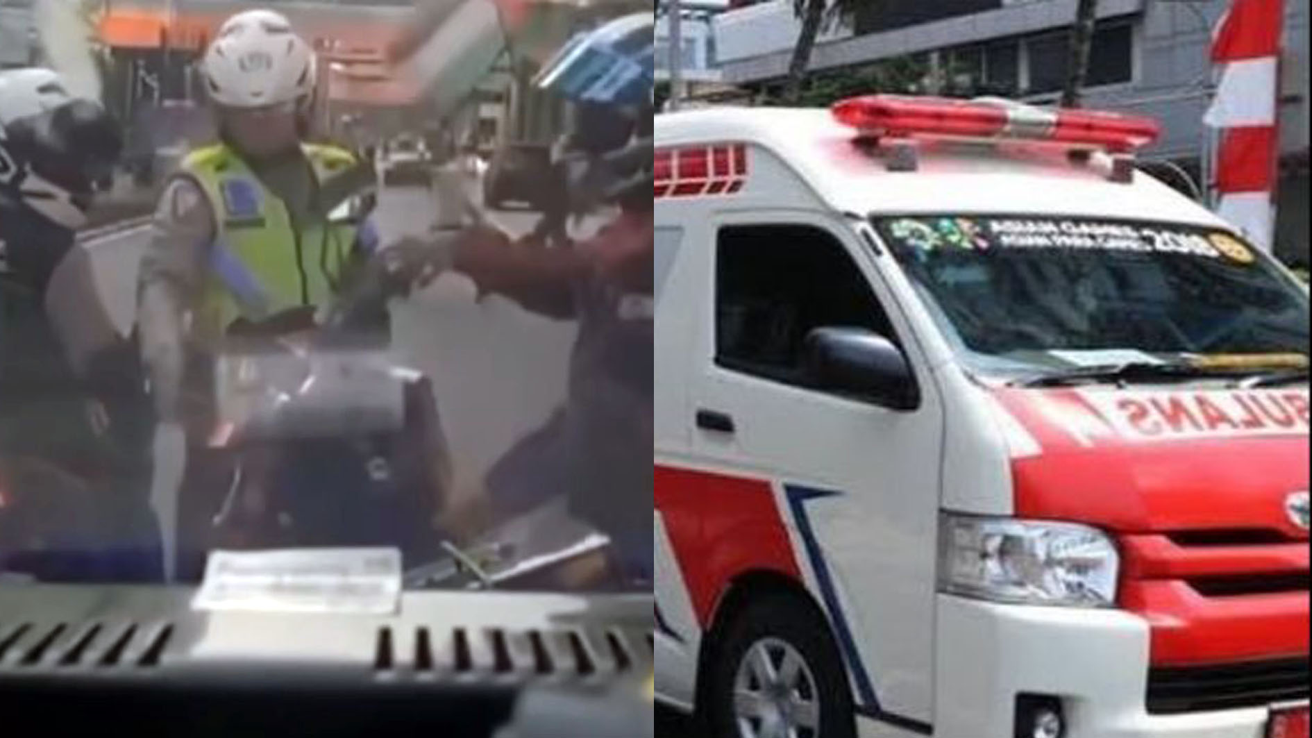 Viral, Polisi Menilang Relawan Ambulans Saat Bawa Pasien untuk Dibawa ke Rumah Sakit