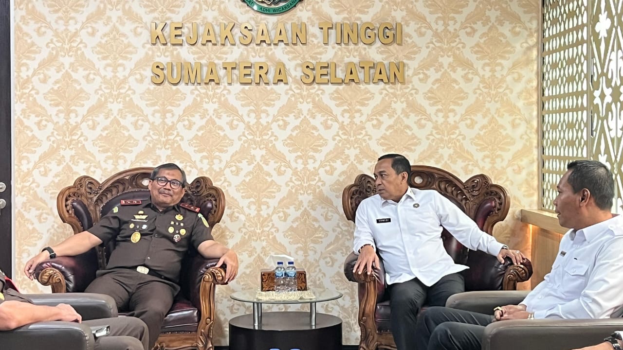 Perkuat Sinergi, Kakanwil Ditjenpas Sumsel Audiensi Bersama Kejaksaan Tinggi Sumatera Selatan