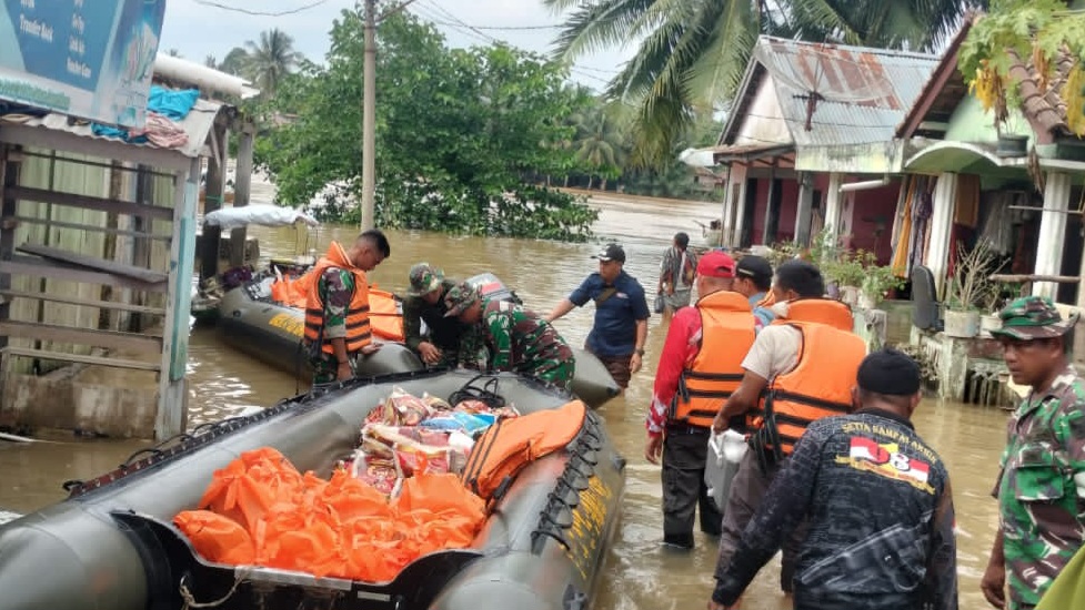 Inilah Dampak Banjir Muratara, 24.925 Hewan Ternak Hilang, Kantor Bank Ikut Terendam 
