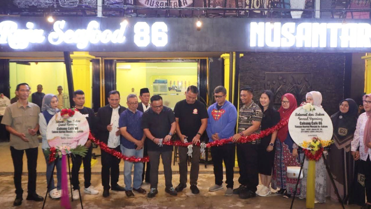 Dukung Usaha Kuliner di Lubuk Linggau, Grand Opening Cafe 86 Sukses Digelar, Ini Harapannya