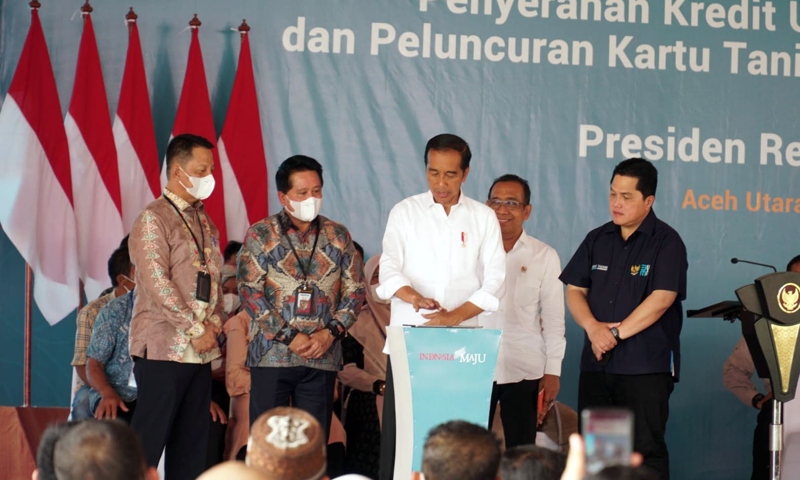 Dukung Ketahanan Pangan, Presiden Jokowi Luncurkan Kartu Tani Digital dan KUR BSI di Aceh