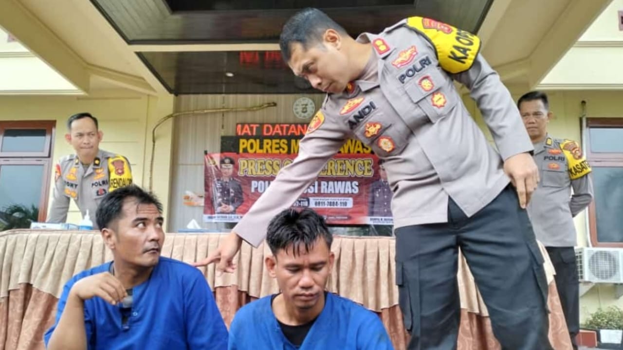 2 Perampok di Musi Rawas Ikat Korban di Batang, Ditangkap Sedang Tidur di Muratara, Begini Modusnya   