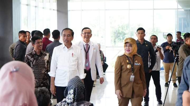 Pastikan Pelayanan Kesehatan yang Efektif, Presiden Jokowi Kunjungi RSUD Dr Sobirin Pangeran Moehamad Amin