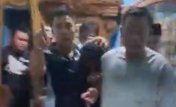 Videonya Viral, Diduga Pencuri Bawang Ditangkap di Perumahan Palem Indah Lubuk Linggau