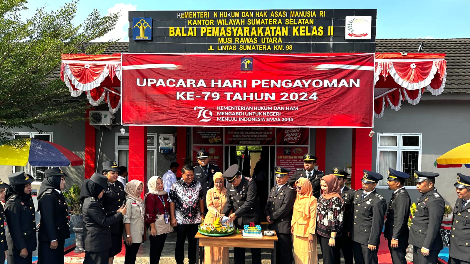 Bapas Kelas II Musi Rawas Utara Gelar Syukuran Sebagai Puncak Peringatan Hari Pengayoman ke-79