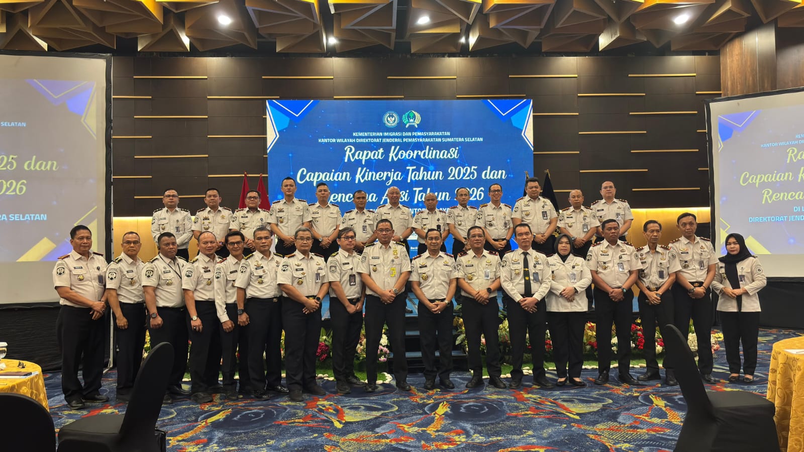 Kalapas Lubuk Linggau Hadiri Rapat Kinerja, Dorong Lapas Lebih Terarah dan Berdampak