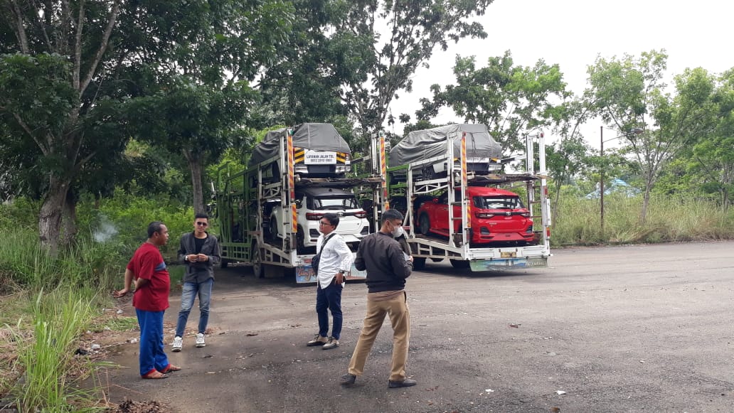 Truk Pilih Menunggu di Lubuklinggau