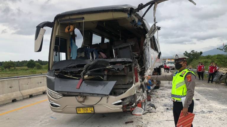 Bus SAN Kecelakaan, Warga Musi Rawas Jadi Korban